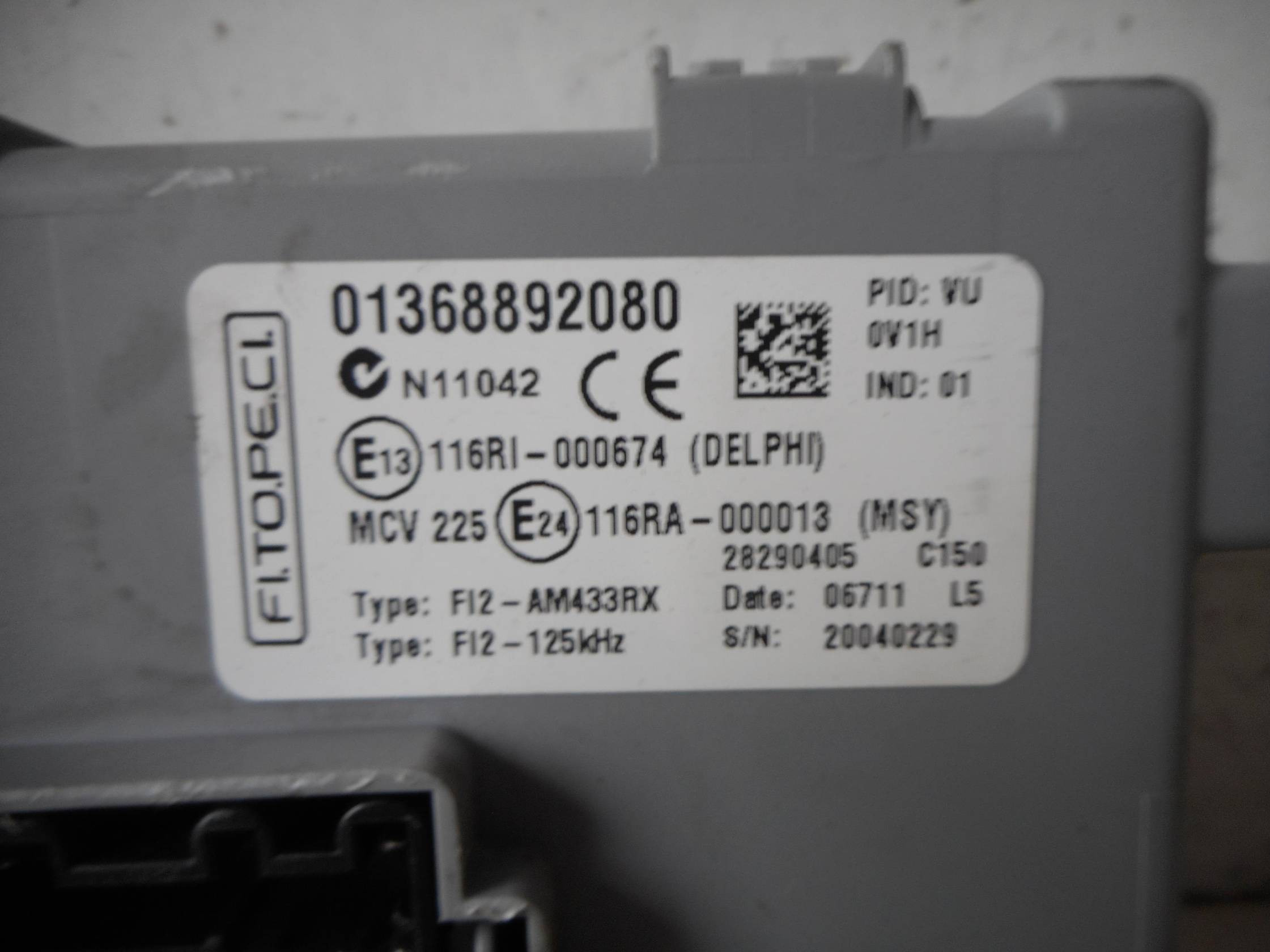 Centralina iniezione